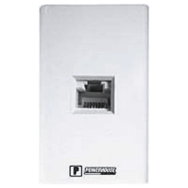 Powerhouse Powerhouse Electric 1 Gang Plate W/ Lan Outlet, Electrical Supply Switches & Outlets — Southend Philippines