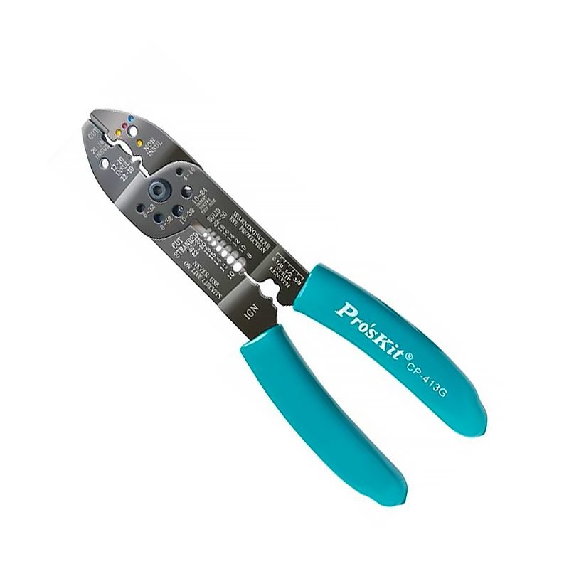 Pro'SKit CP-413G Wire Stripper / Crimper