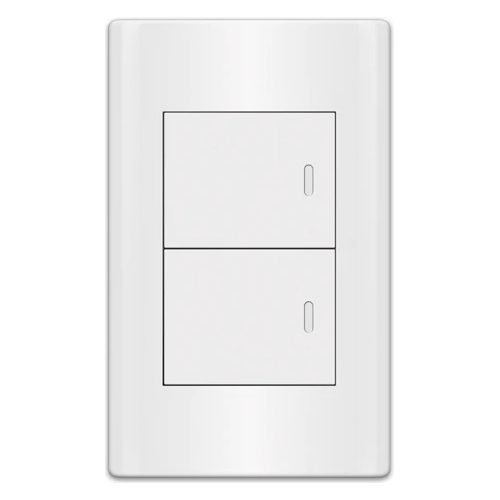 Royu Royu MD513 2-Gang Switch Set 16A (Plano) [White], Electrical Supply Switches & Outlets — Southend Philippines