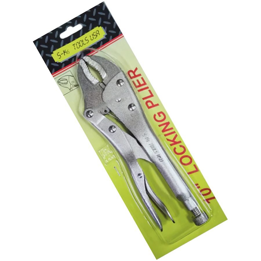 S-Ks 10AFNW-MCS Vise Grip Locking Pliers 10" Curved Jaw With Wire Cutter, Electrical Supply Wires & Cables — Southend Philipp