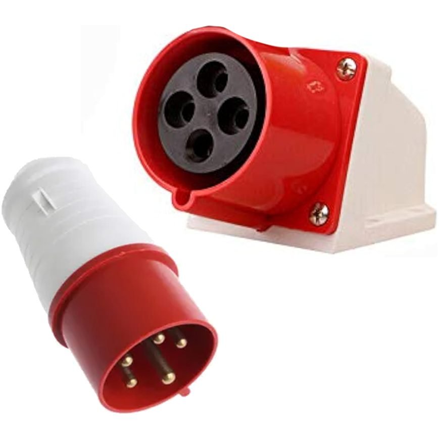Sassin 3SP2 Industrial Plug And Socket 220V~415V, Electrical Supply Switches & Outlets — Southend Philippines