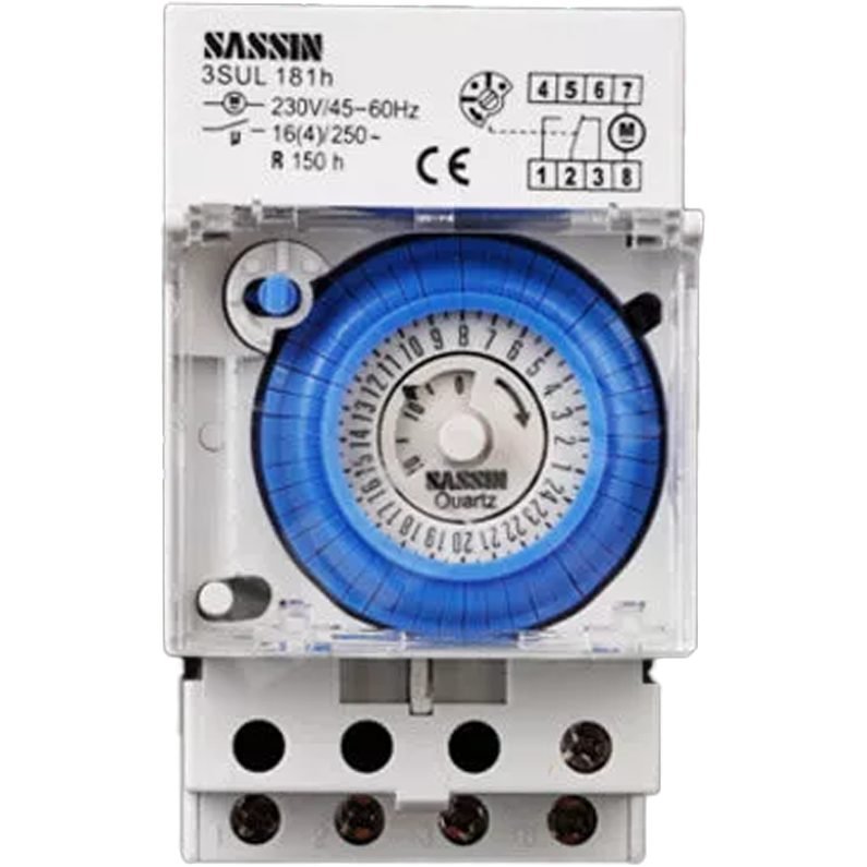 Sassin Time Switch Relay (3SUL181H Series), Electrical Supply Switches & Outlets — Southend Philippines