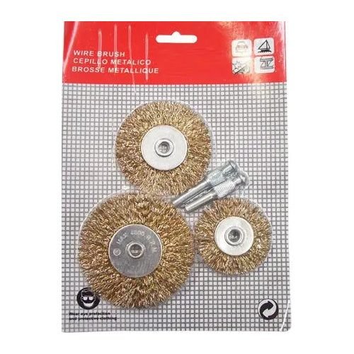 Solinnflex 8802 Wheel Wire Brush Set 3pcs With Detachable Arbor, Electrical Supply Wires & Cables — Southend Philippines