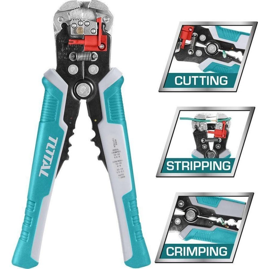 Total Total THT15246 Automatic Wire Stripper 210mm, Electrical Supply Wires & Cables — Southend Philippines