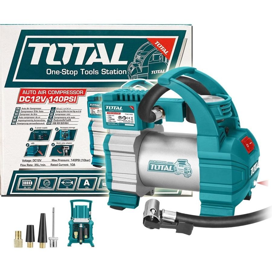 Total Total TTAC1406 12V Cordless Inflator With Light, Electrical Supply Lighting — Southend Philippines