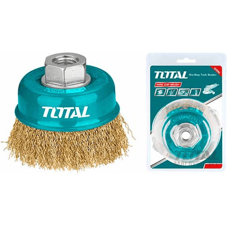 Total Total TAC31031.2 Wire Cup Brush Plain Type (75mm), Electrical Supply Wires & Cables — Southend Philippines
