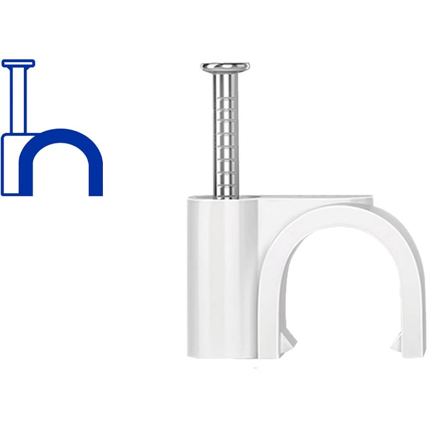Wadfow Wadfow Cable Clips (Round), Electrical Supply Wires & Cables — Southend Philippines