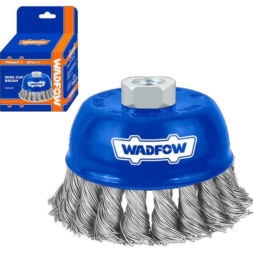 Wadfow Wadfow WCE2421 Wire Cup Brush Twisted, Electrical Supply Wires & Cables — Southend Philippines