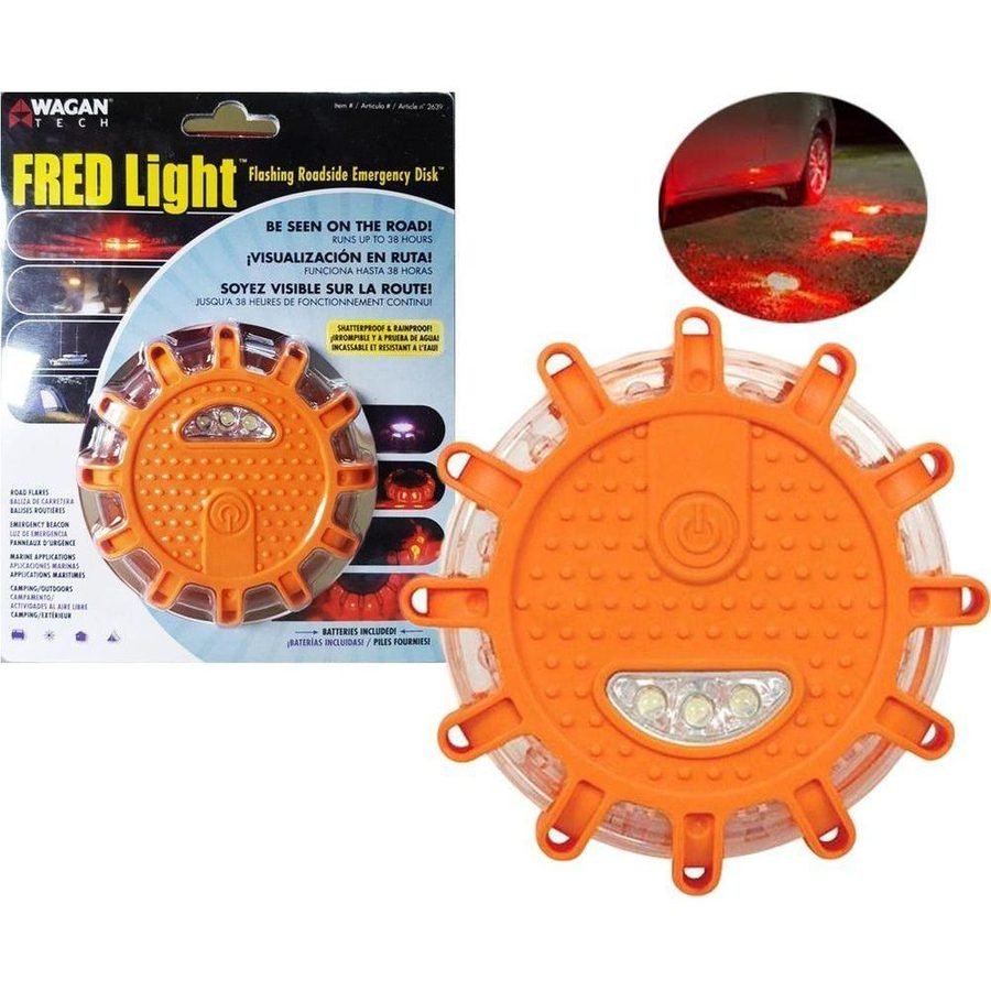 Wagan Tech FRED LIGHT (FLASHING ROADSIDE EMERGENCY DISK), Electrical Supply Lighting — Southend Philippines