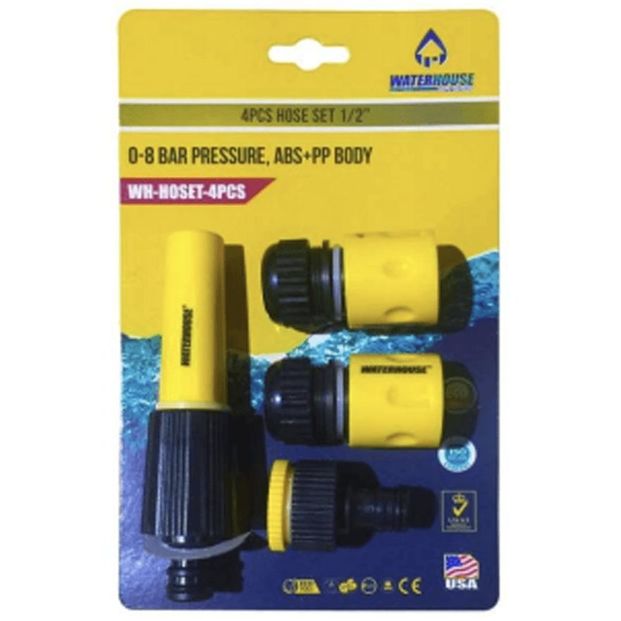 Waterhouse Waterhouse WH-HOSET-4PCS Hose Connector 4 Pcs Set 1/2", Electrical Supply Plugs & Connectors — Southend Philippine