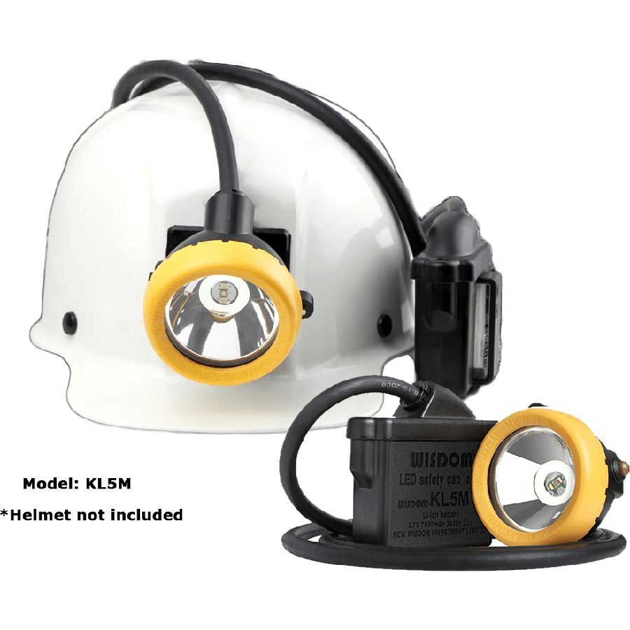 Wisdom KL5M Miner'S LED Cap Corded Mining Lamp / Head Light (With NWB 20, Electrical Supply Lighting — Southend Philippines