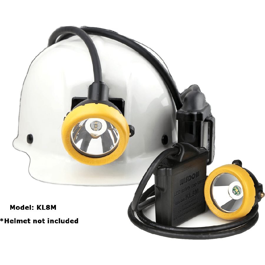 Wisdom KL8M Miner'S LED Cap Corded Mining Lamp / Head Light (With NWB 20, Electrical Supply Lighting — Southend Philippines