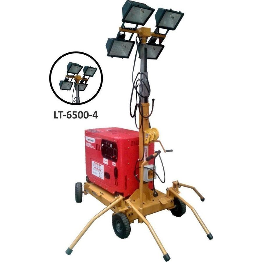 Yohino Light Tower With Generator, Electrical Supply Lighting — Southend Philippines
