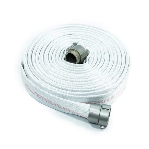 Double Jacketed Fire Hose 2 1/2 X 50 Feet With Brass Coupling