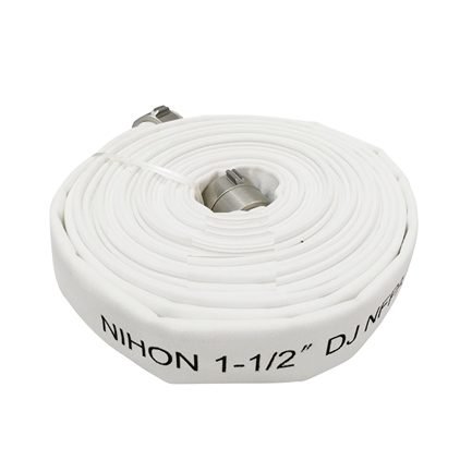 Nihon Alloy Fitting Single Jacket Fire Hose