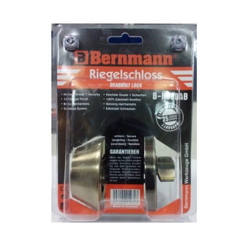 Bernmann G3100 Dead Bolt Lock Single Cylinder