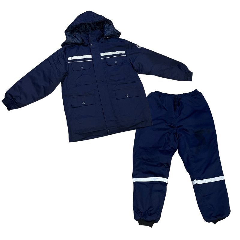 Cold Storage Freezer Jacket With Reflectorized Strips