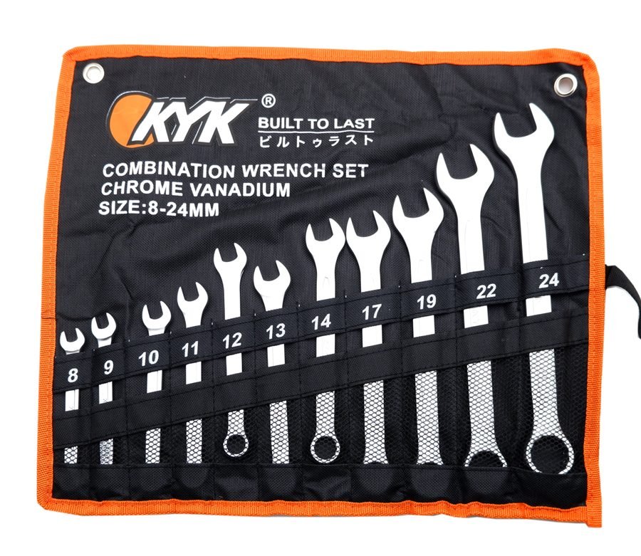 COMBINATION WRENCH SET CHROME VANADIUM 11 PCS (8 – 24 MM), General Hardware Wrenches — Southend Philippines
