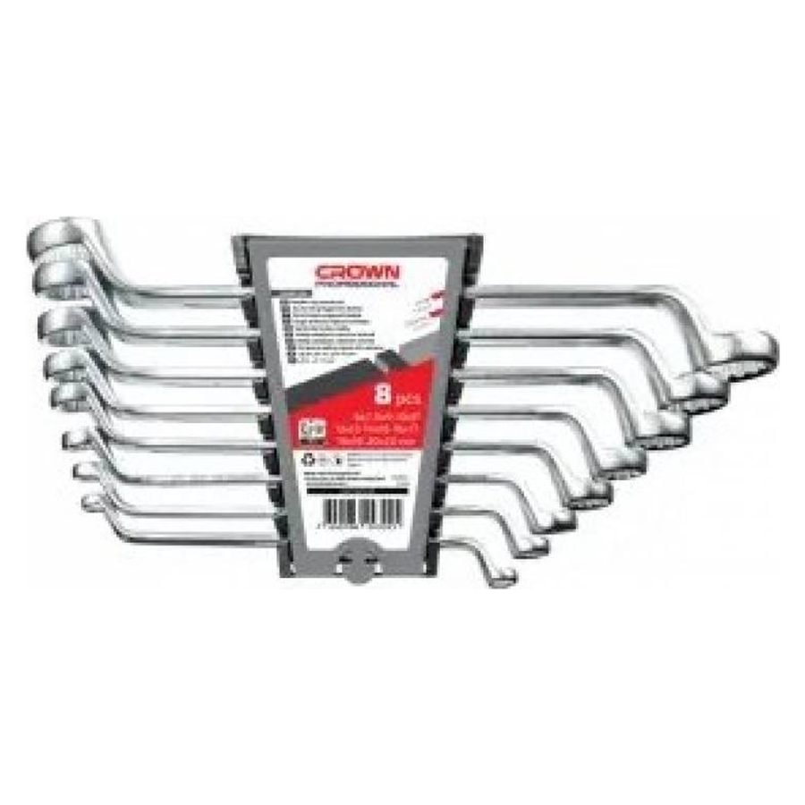 Crown Crown CPHWR-XA8 Offset Ring Spanner / Box Wrench Set, General Hardware Wrenches — Southend Philippines