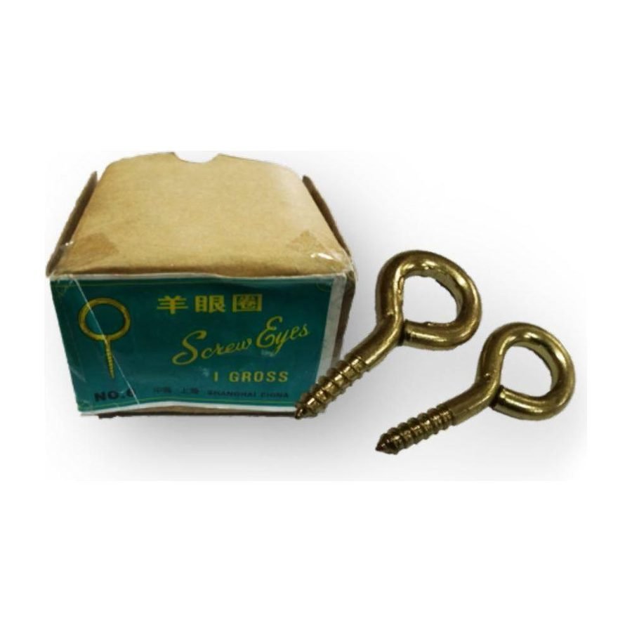 FM Screw Eye (Brass Plated), General Hardware Fasteners — Southend Philippines