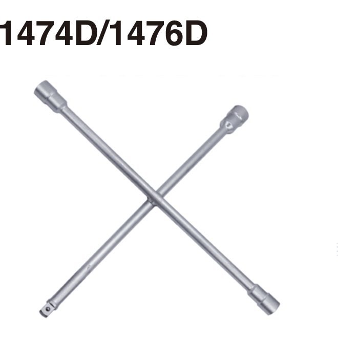 Hans Hans 1474D 4-Way Lug Cross Wrench 16" (17-19-21mm X1/2"Drive), General Hardware Wrenches — Southend Philippines