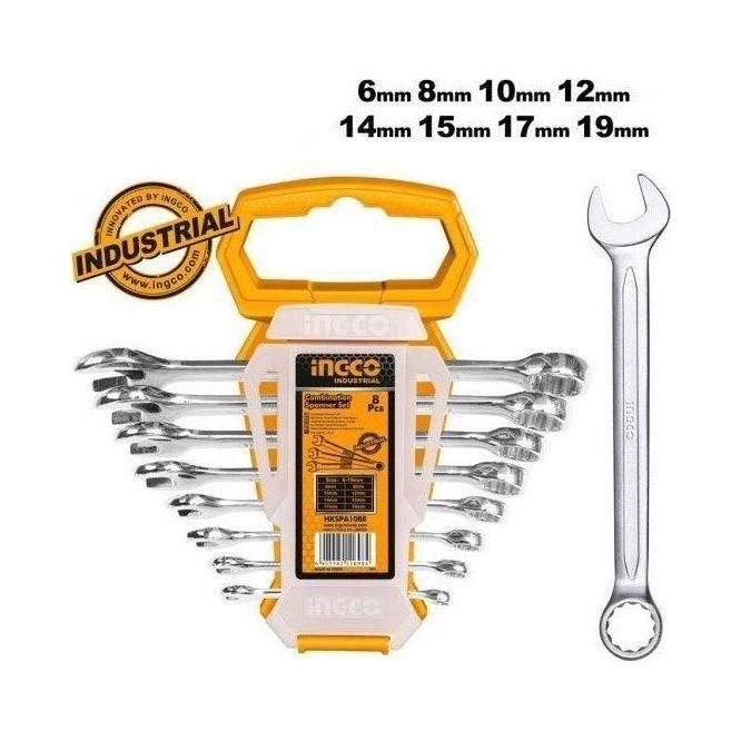 Ingco Ingco Combination Wrench Set, General Hardware Wrenches — Southend Philippines