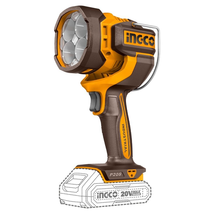 Ingco Ingco CWLI2088 Cordless Work Lamp / Flashlight 20V (Bare), General Hardware Flashlights & Worklights — Southend Philipp