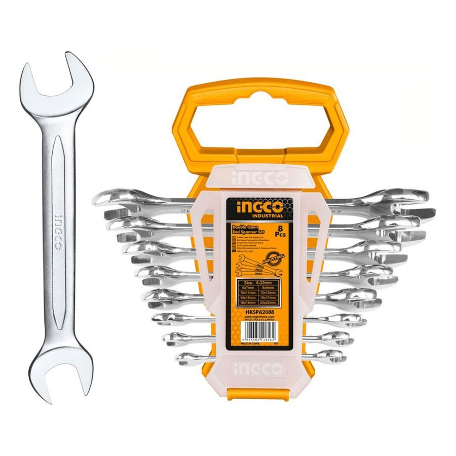 Ingco Ingco Double Open End Spanner / Open Wrench Set, General Hardware Wrenches — Southend Philippines