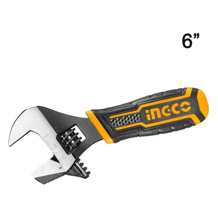 Ingco Ingco HADWS088 2-IN-1 Stubby Adjustable Wrench, General Hardware Wrenches — Southend Philippines
