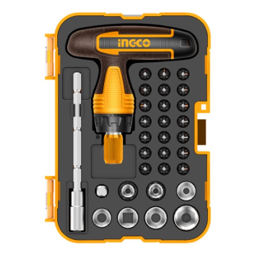 Ingco Ingco HKSDB0318 T-Handle Wrench Screwdriver Set 31 Pcs, General Hardware Wrenches — Southend Philippines