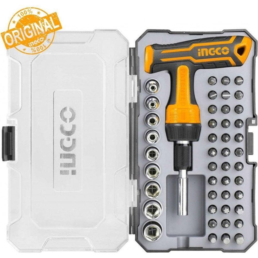Ingco Ingco HKSDB0478 47pcs T-Handle Wrench Screwdriver Set, General Hardware Wrenches — Southend Philippines