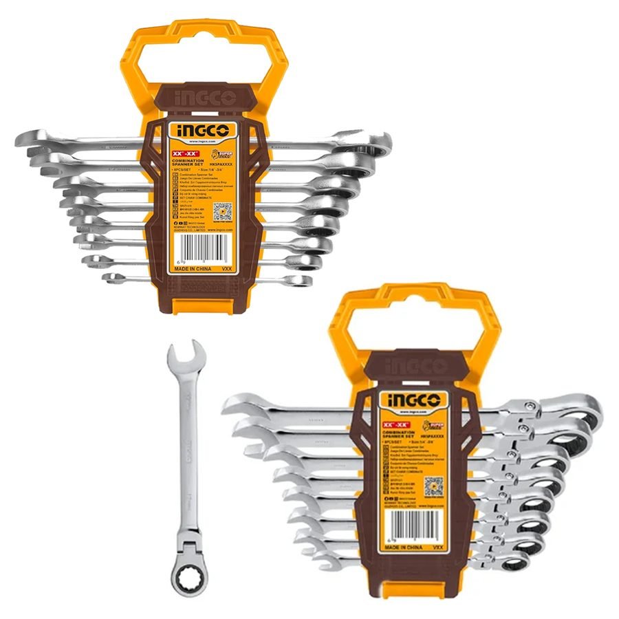 Ingco Ingco HKSPAR2016 Rachet Spanner Set 16 Pcs, General Hardware Wrenches — Southend Philippines