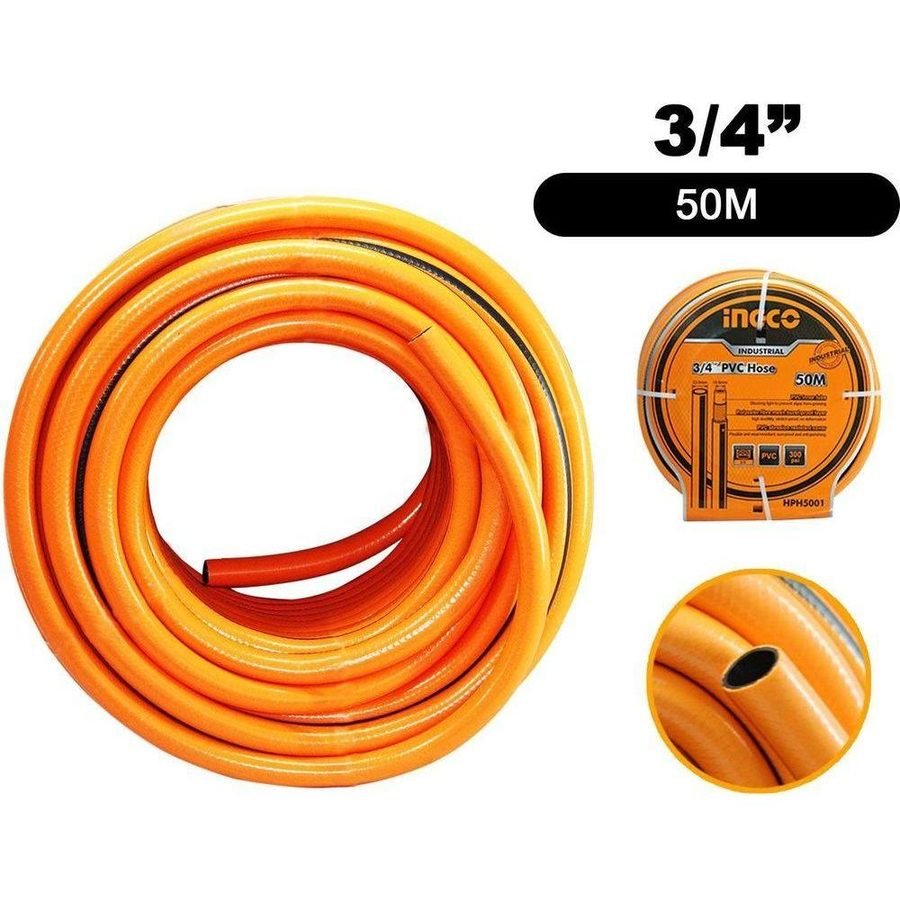 Ingco Ingco HPH5001 PVC Garden Hose 3/4" X 50m, General Hardware Garden Tools — Southend Philippines