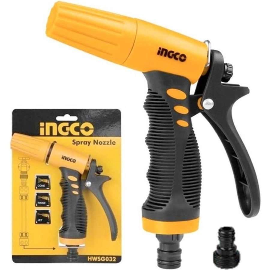 Ingco Ingco HWSG032 Plastic Trigger Garden Nozzle 3 Way, General Hardware Garden Tools — Southend Philippines