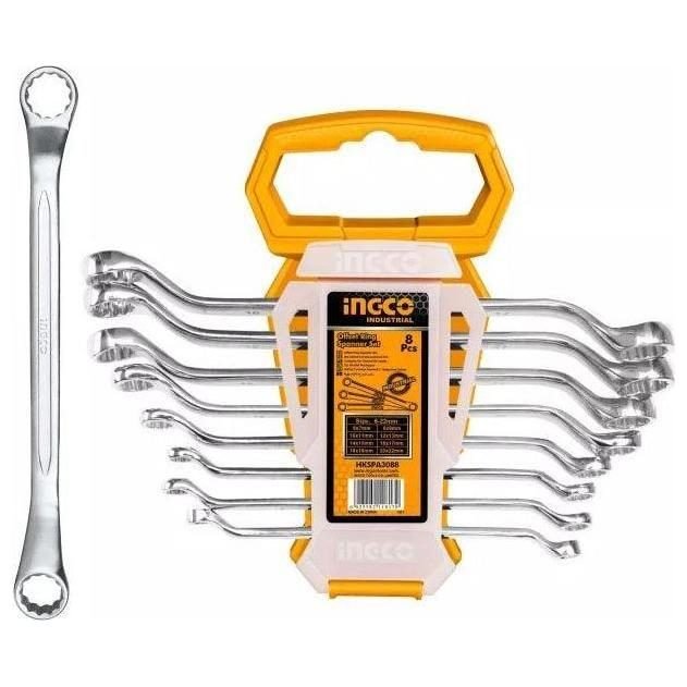 Ingco Ingco Offset Ring Spanner / Box Wrench Set, General Hardware Wrenches — Southend Philippines