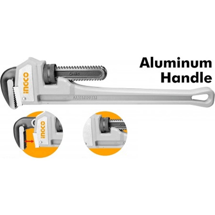 Ingco Ingco Pipe Wrench (Aluminum Handle), General Hardware Wrenches — Southend Philippines