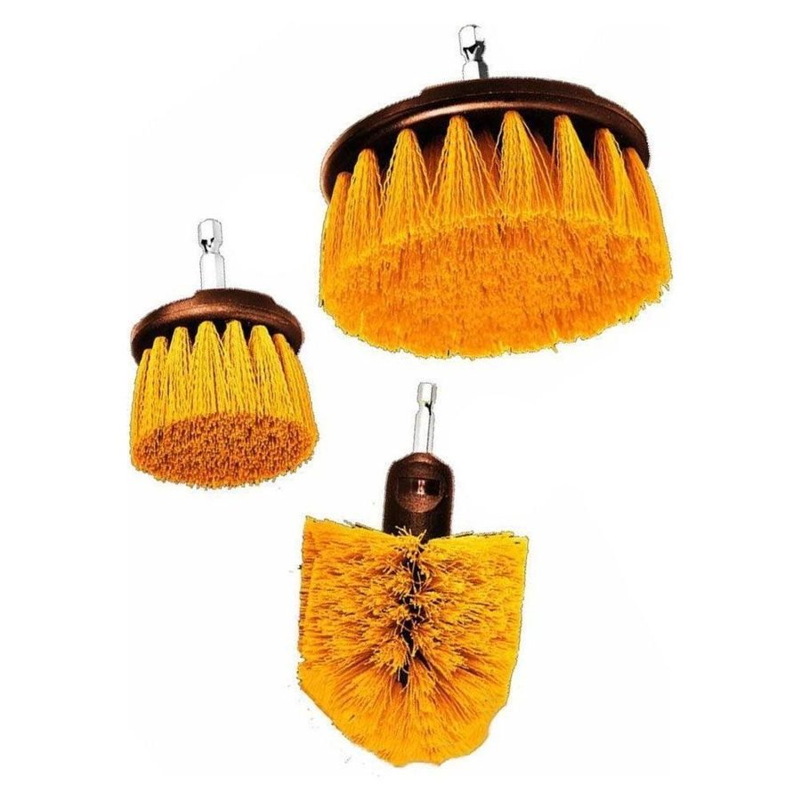 Ingco Ingco WCBM0301 Medium Bristle Brush 3 Pcs Set, General Hardware Brushes & Cleaning — Southend Philippines