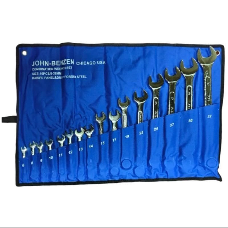 John Benzen Combination Wrench Set 6-32mm 14pcs, General Hardware Wrenches — Southend Philippines