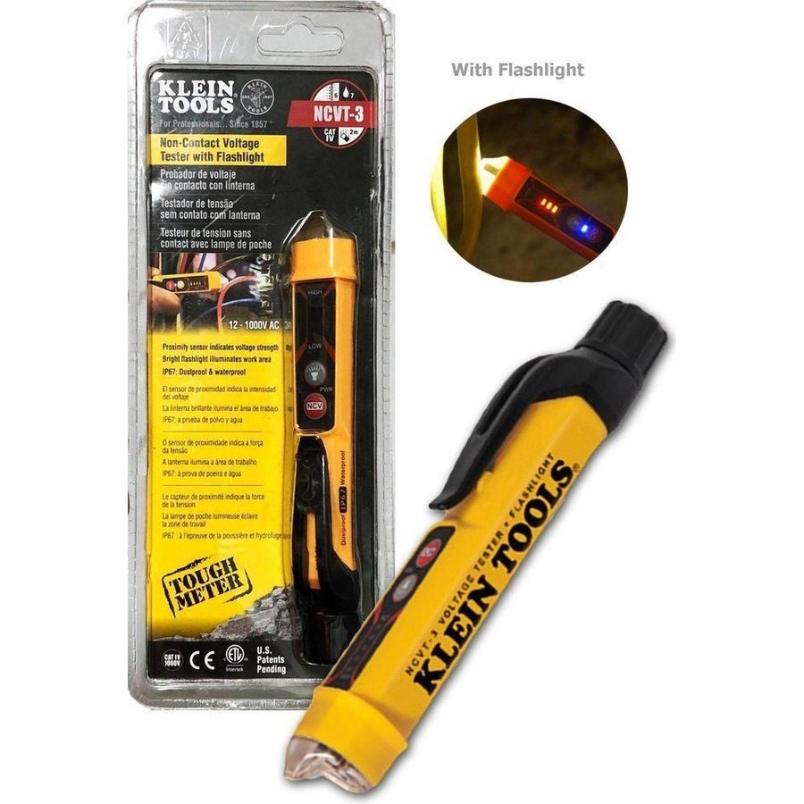 Klein Klein NCVT-3 Non-Contact Voltage Tester With Flashlight, General Hardware Flashlights & Worklights — Southend Philippin