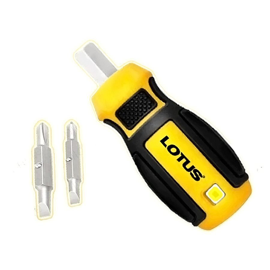 Lotus LTHT610SSX Stubby Screwdriver 6-In-1