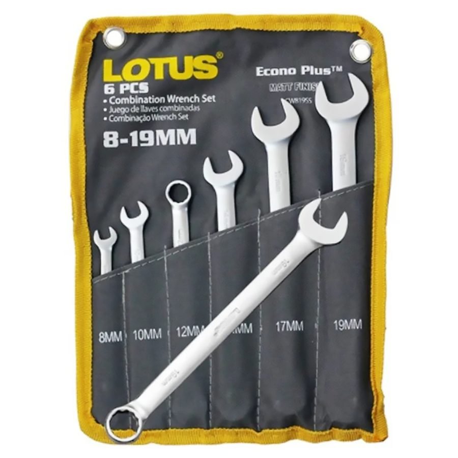 Lotus Lotus LTHT8-19CWX Combination Wrench Set 6pcs, General Hardware Wrenches — Southend Philippines