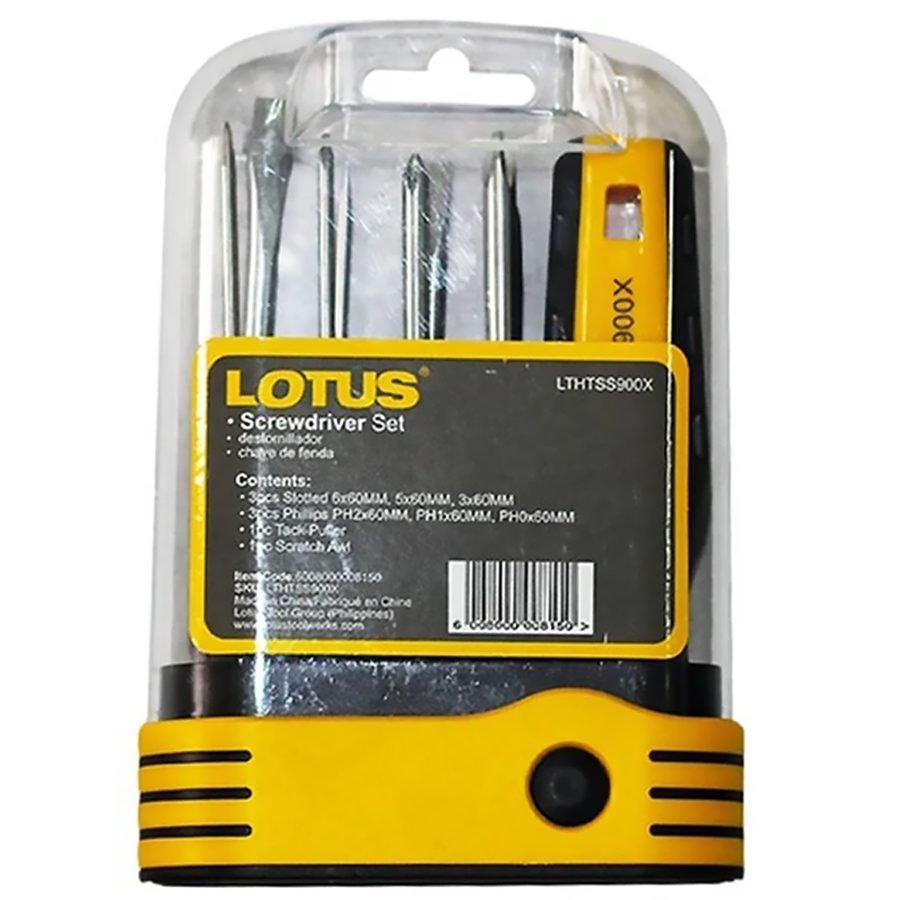 Lotus LTHTSS900X Screwdriver Set Pro 9pcs