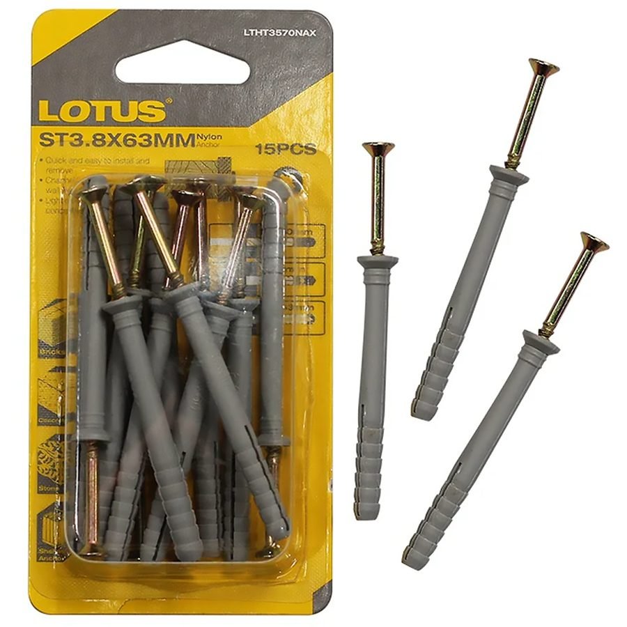 Lotus Lotus Nylon Anchor, General Hardware Fasteners — Southend Philippines