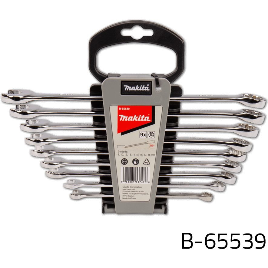 Makita Makita B-65539 9pcs Combination Wrench Set, General Hardware Wrenches — Southend Philippines