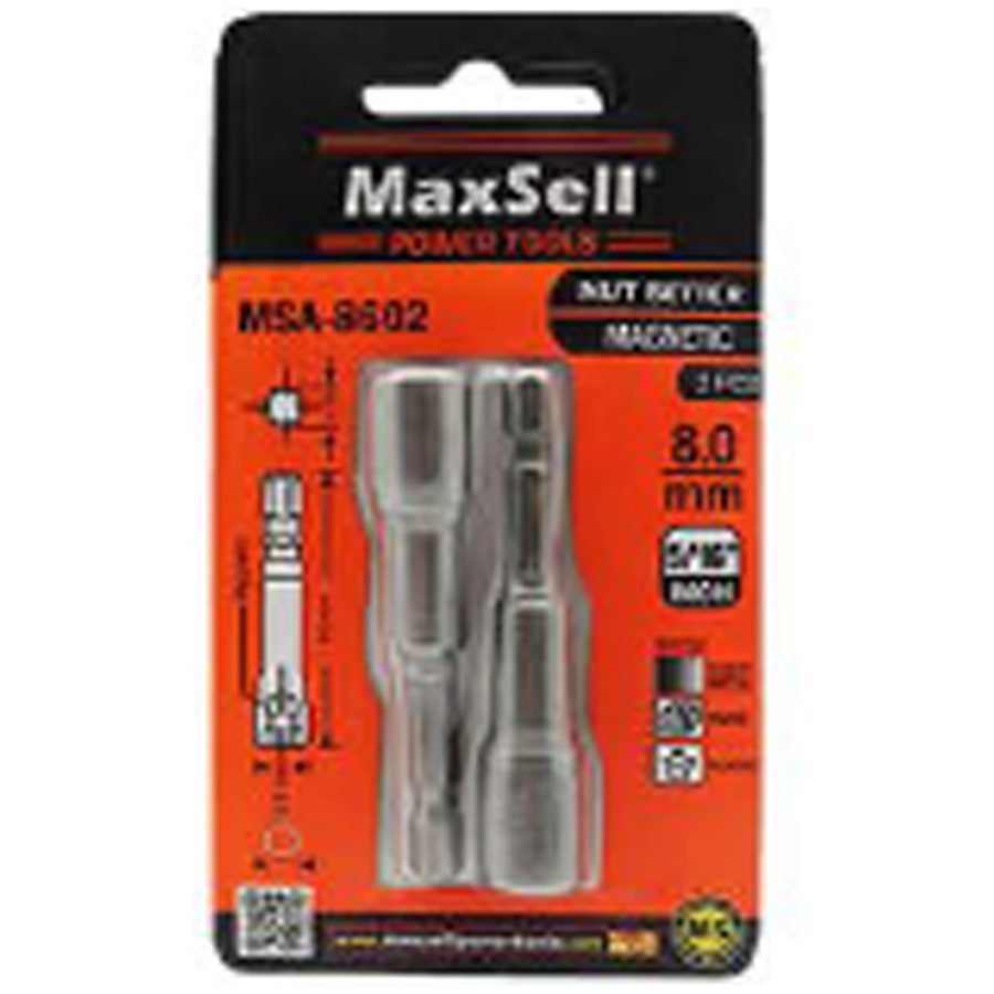 MaxSell Maxsell MSA-8602 Nut Setter Set 2 Pcs, General Hardware Fasteners — Southend Philippines