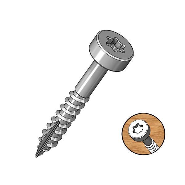 Milescraft Milescraft Pocket Screws T-20 Torx Head, General Hardware Fasteners — Southend Philippines