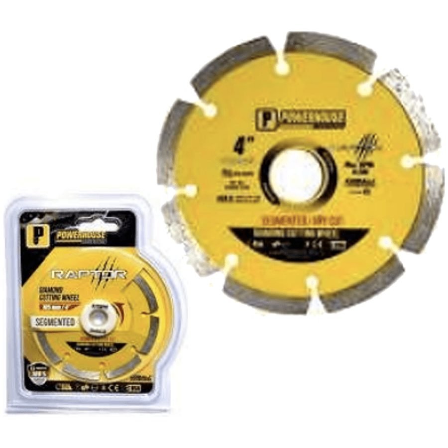 Powerhouse Powerhouse Raptor Series Diamond Cutting Wheel Segmented, General Hardware Wheels & Casters — Southend Philippines