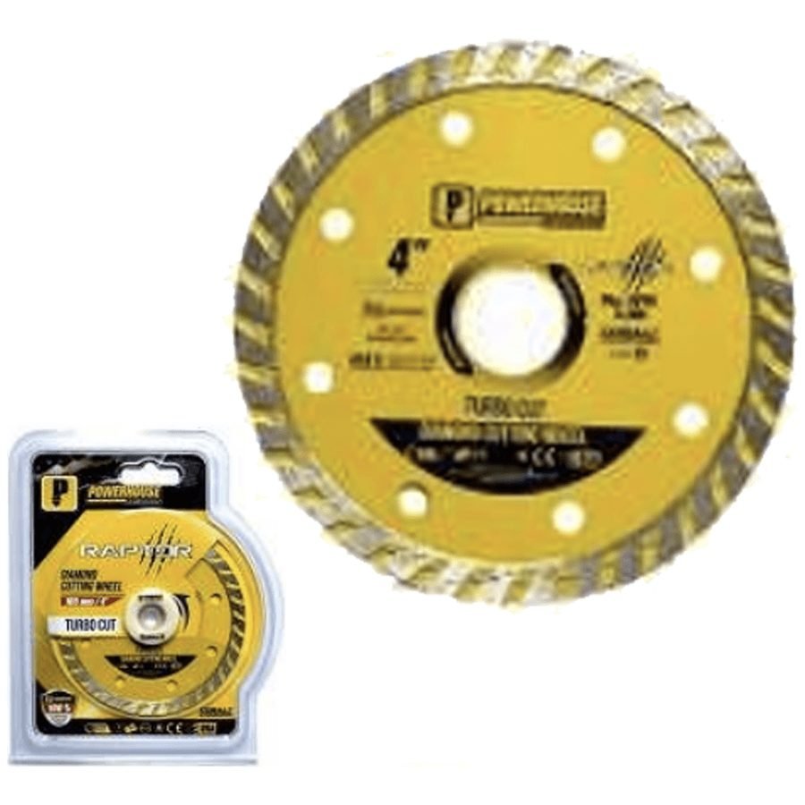 Powerhouse Powerhouse Raptor Series Diamond Cutting Wheel Turbo Cut, General Hardware Wheels & Casters — Southend Philippines