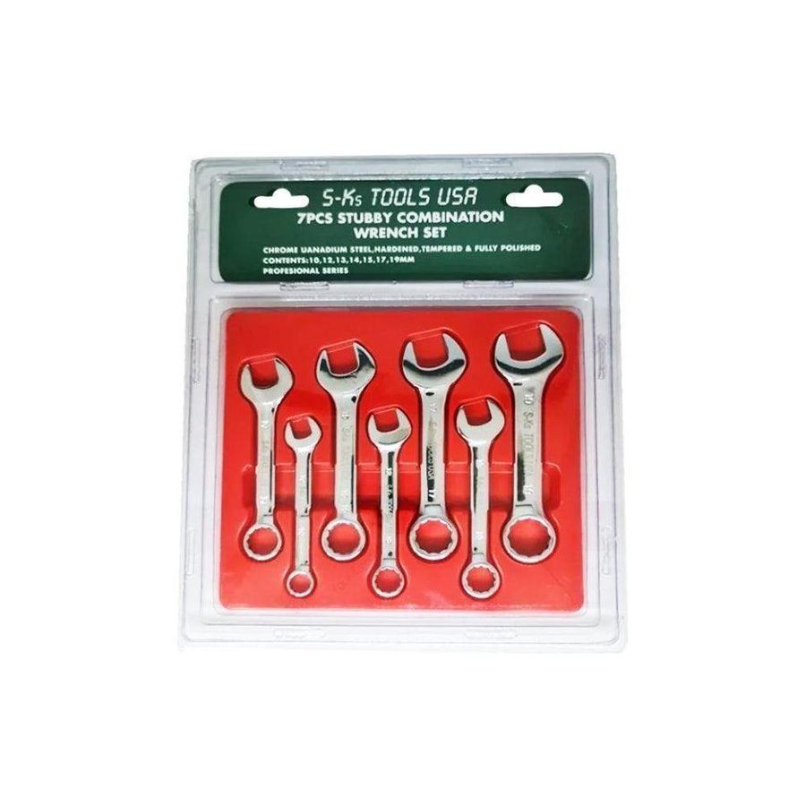 S-Ks 7pcs Stubby Combination Wrench Set 10-19mm, General Hardware Wrenches — Southend Philippines