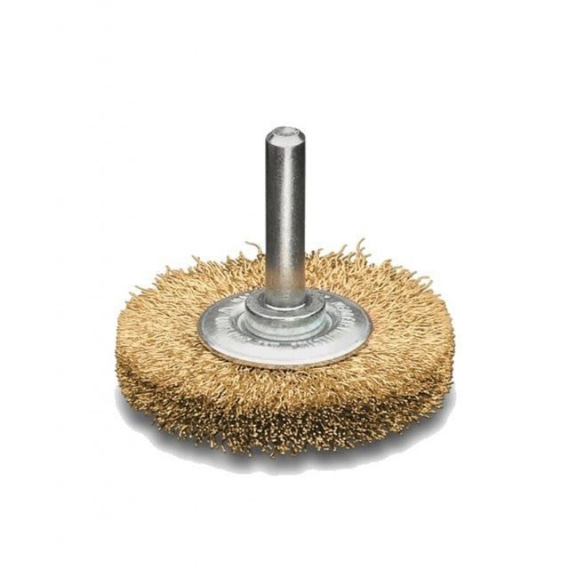 Showa SHOWA Stem End Wheel Brush W/Shank 1/4", General Hardware Wheels & Casters — Southend Philippines